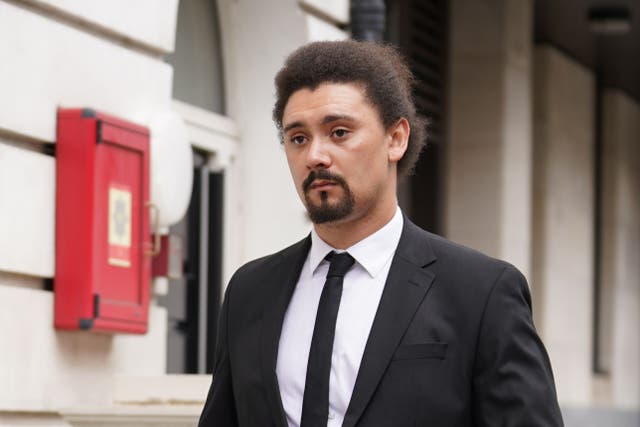 Former Metropolitan Police officer Jade Ebanks at Westminster Magistrates’ Court (Yui Mok/PA)