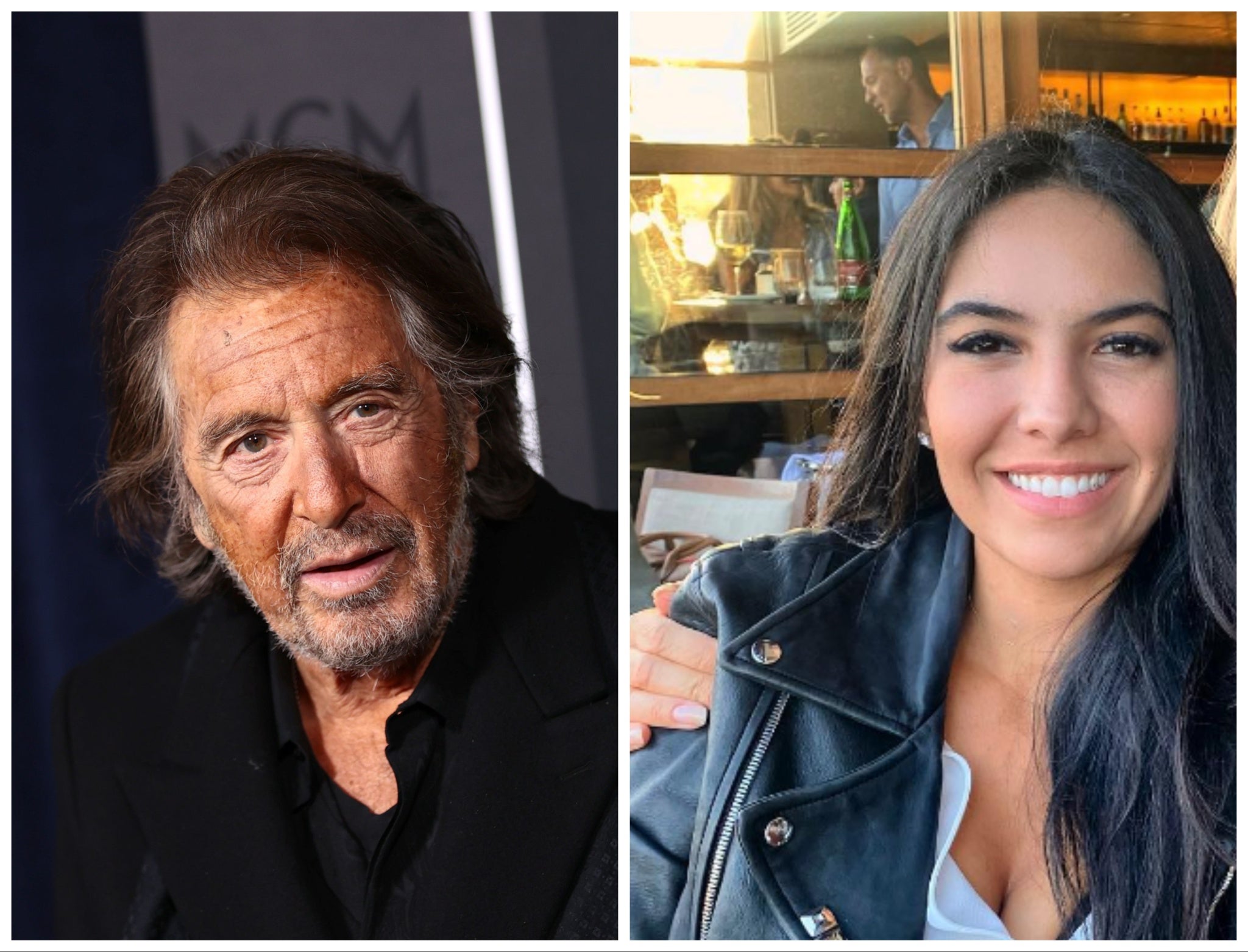 Al Pacino and his girlfriend, Noor Alfallah