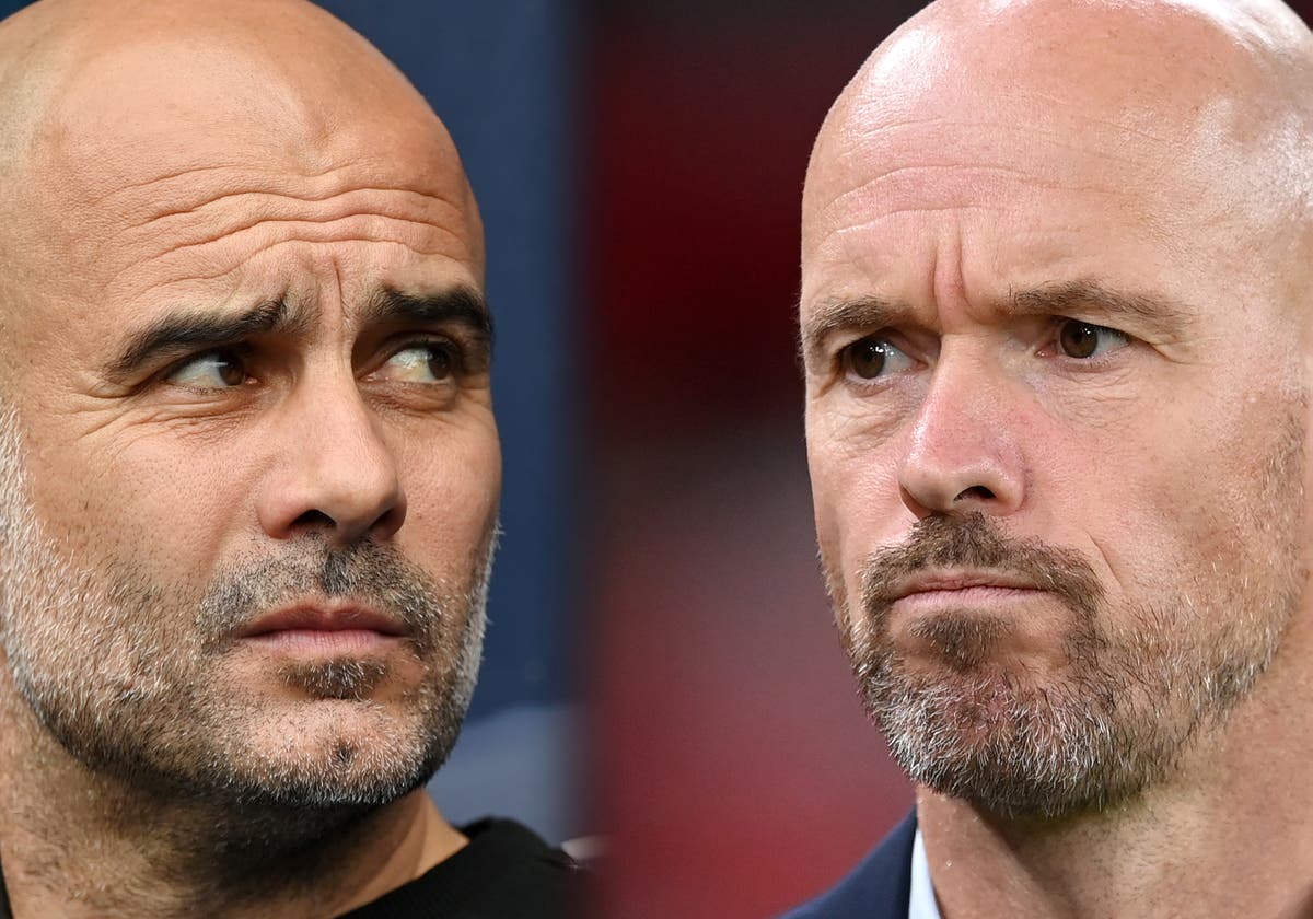 The differences between old allies Ten Hag and Guardiola that will decide cup final