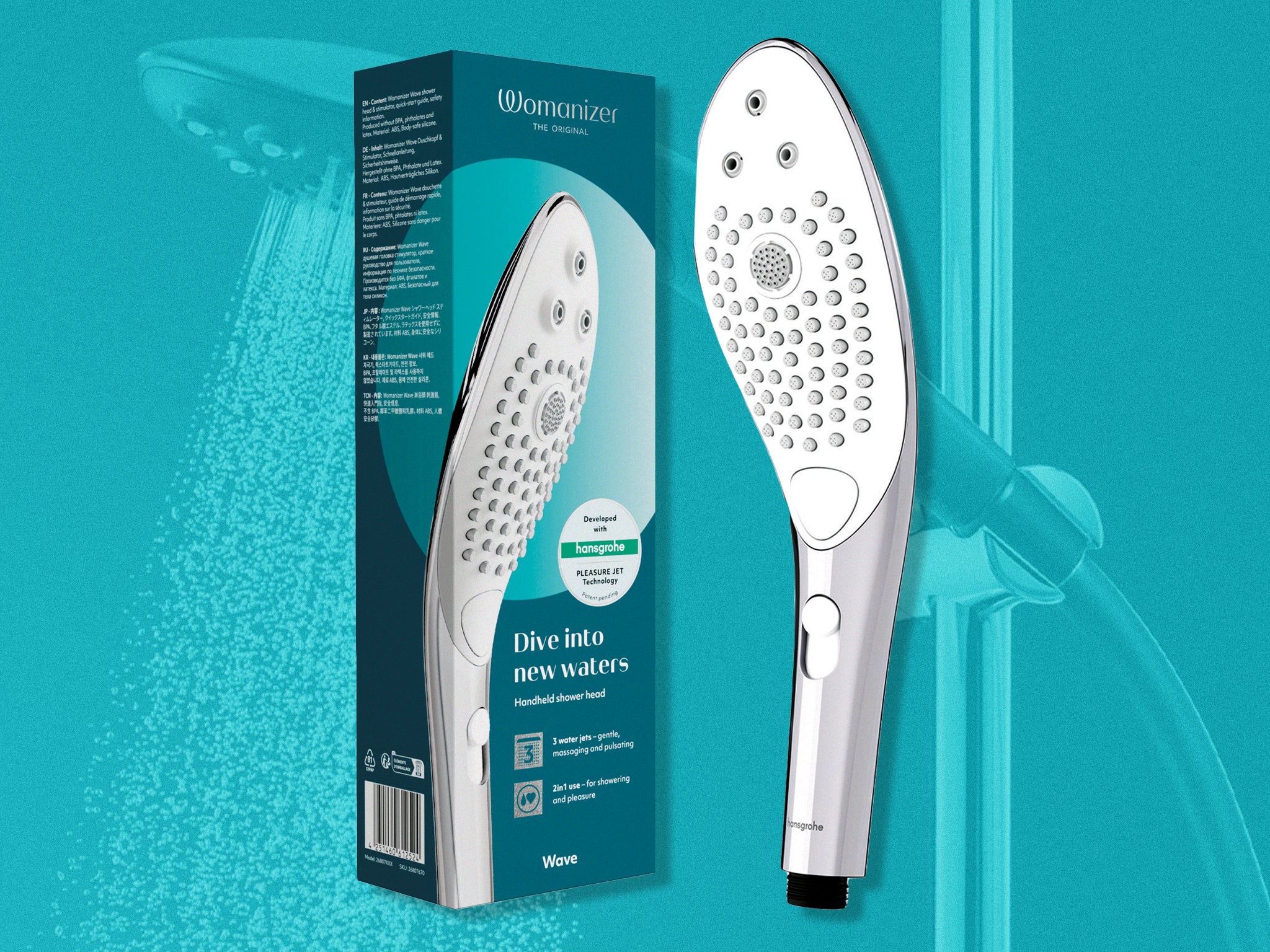 Take your shower experience to the next level with the Womanizer Wave