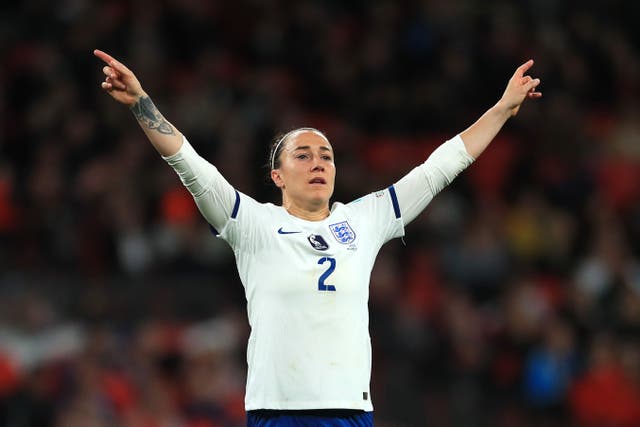 Lucy Bronze has been included in England’s World Cup squad (Bradley Collyer/PA)