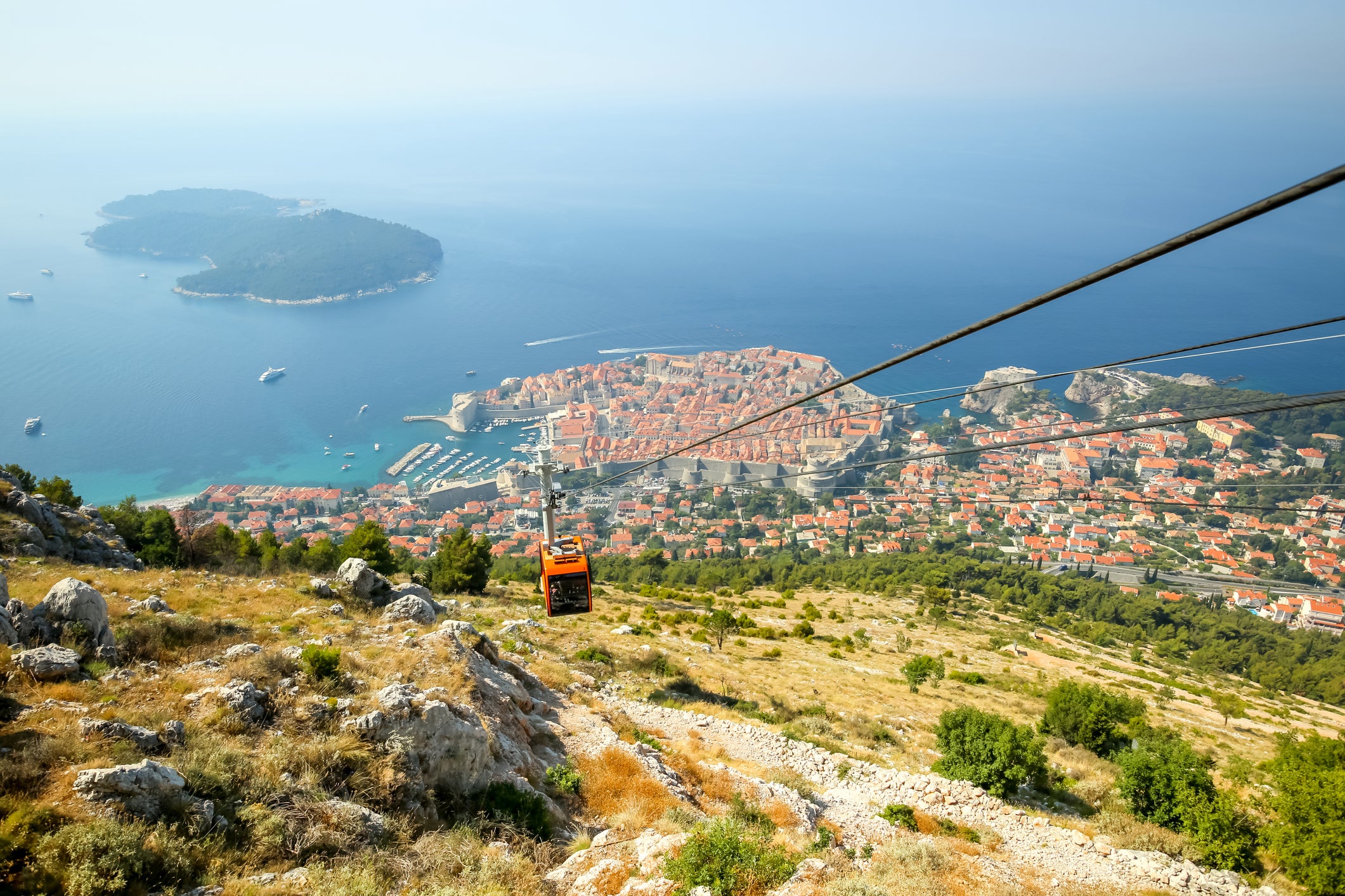 When it opened in 1969, this was the Adriatic’s only cable car