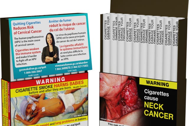 Canada Cigarette Warnings