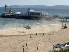 Girl, 12, and boy, 17, die after major incident on beach as man arrested on suspicion of manslaughter