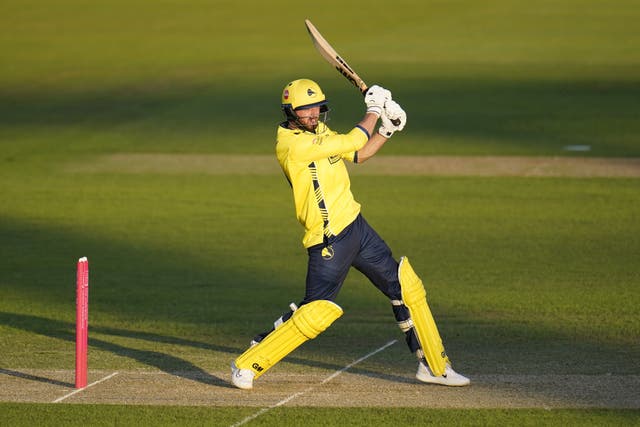 James Vince shone but Hampshire lost (Andrew Matthews/PA)