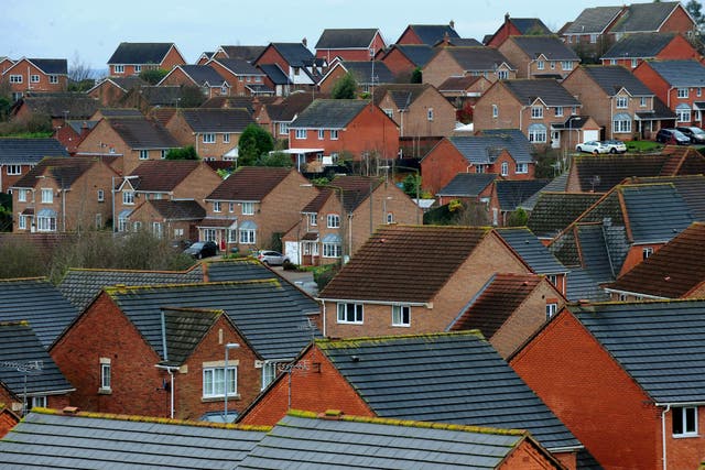 Across the UK, house prices typically fell by 0.1% month on month in May, according to Nationwide Building Society (Rui Vieira/PA)