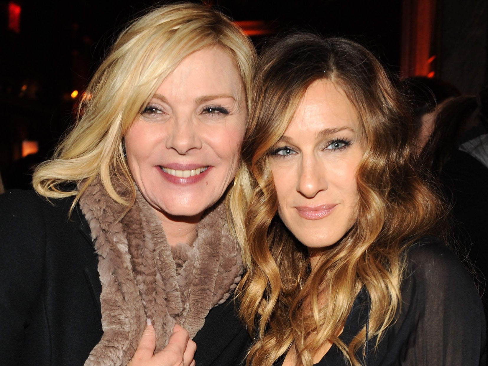 Kim Cattrall and Sarah Jessica Parker photographed in 2009