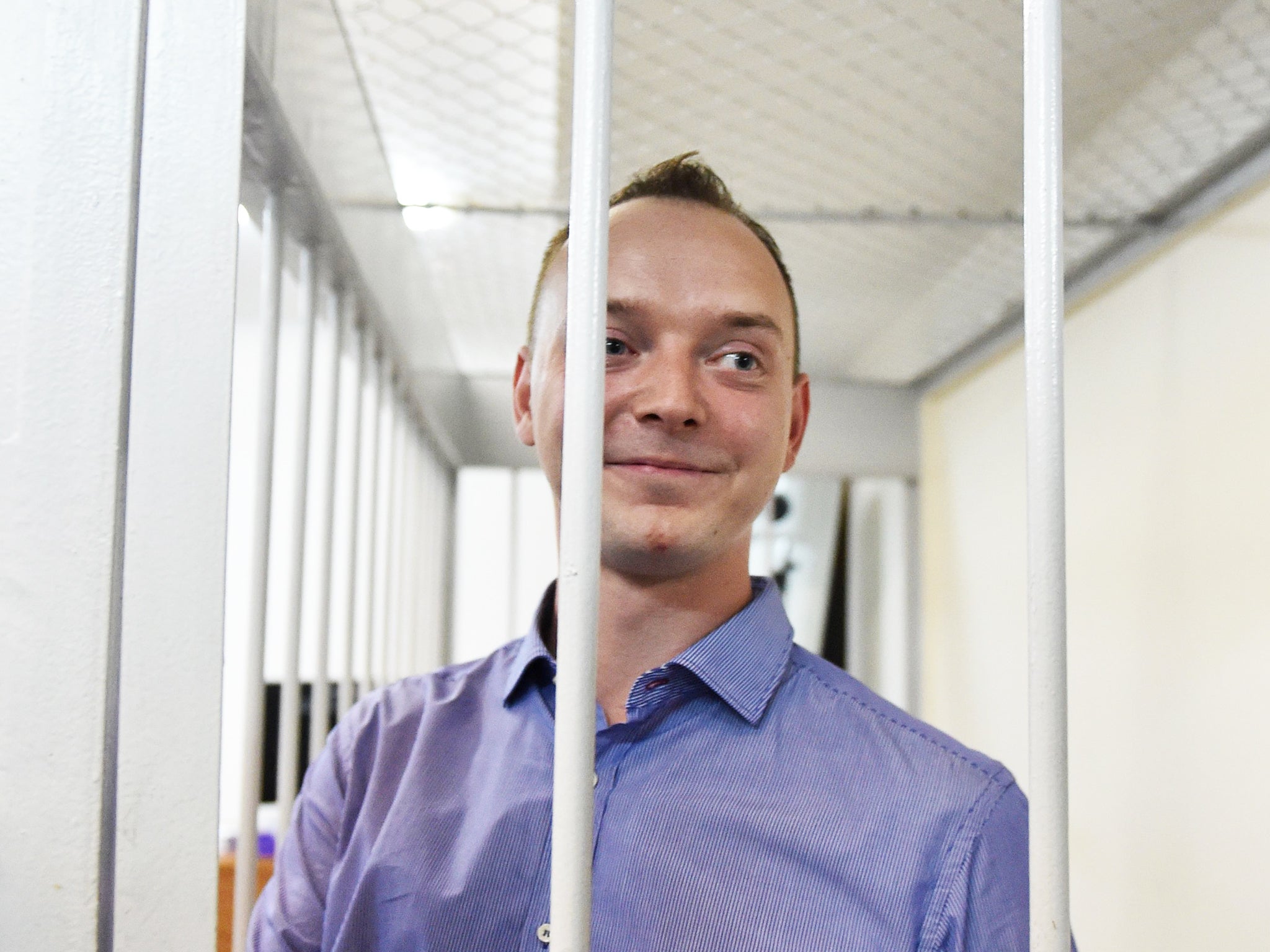 Ivan Safronov during a court hearing in 2020