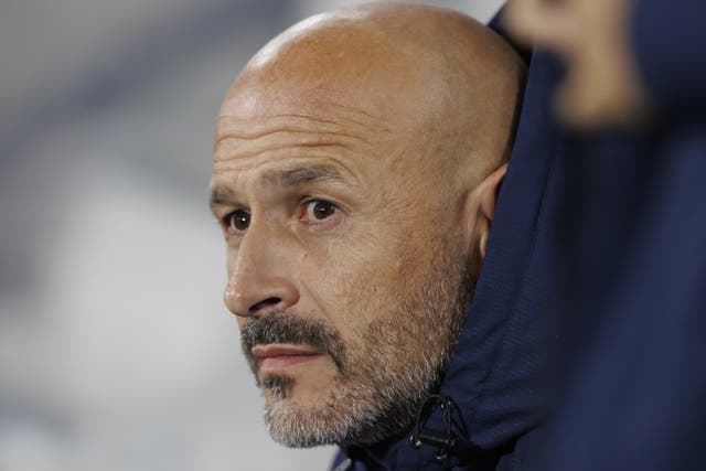Fiorentina coach Vincenzo Italiano has told his players they will pay for any mistakes against West Ham (Steve Welsh/AP)