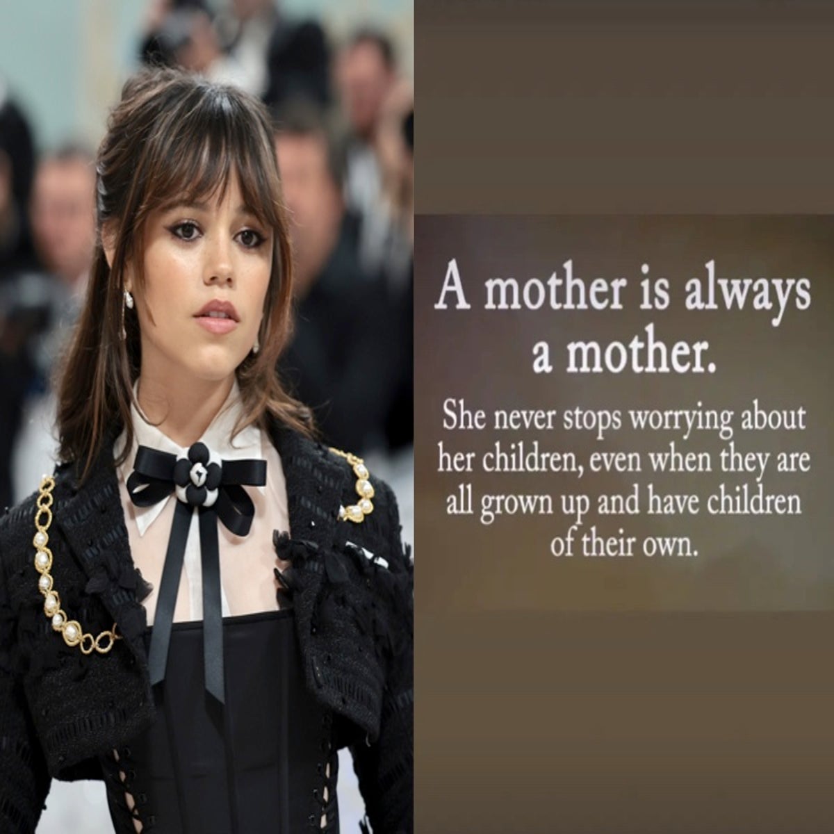 jenna ortega cigarette brand Jenna Ortega's mom seemingly calls her out for smoking cigarettes by  sharing dangers of lung cancer