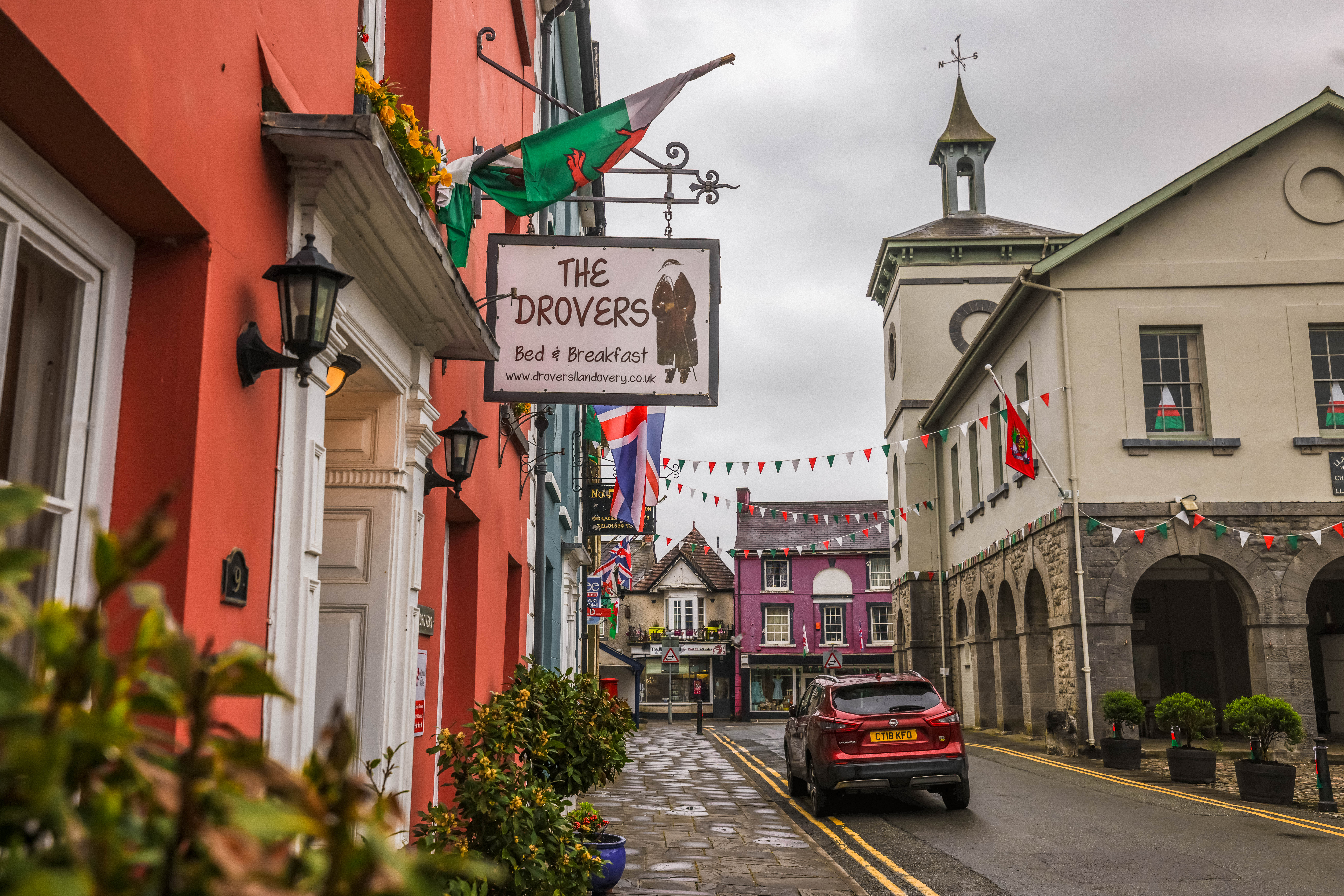 Llandovery, the drover epicentre: at one point, more than 30,000 cows were driven from here to England