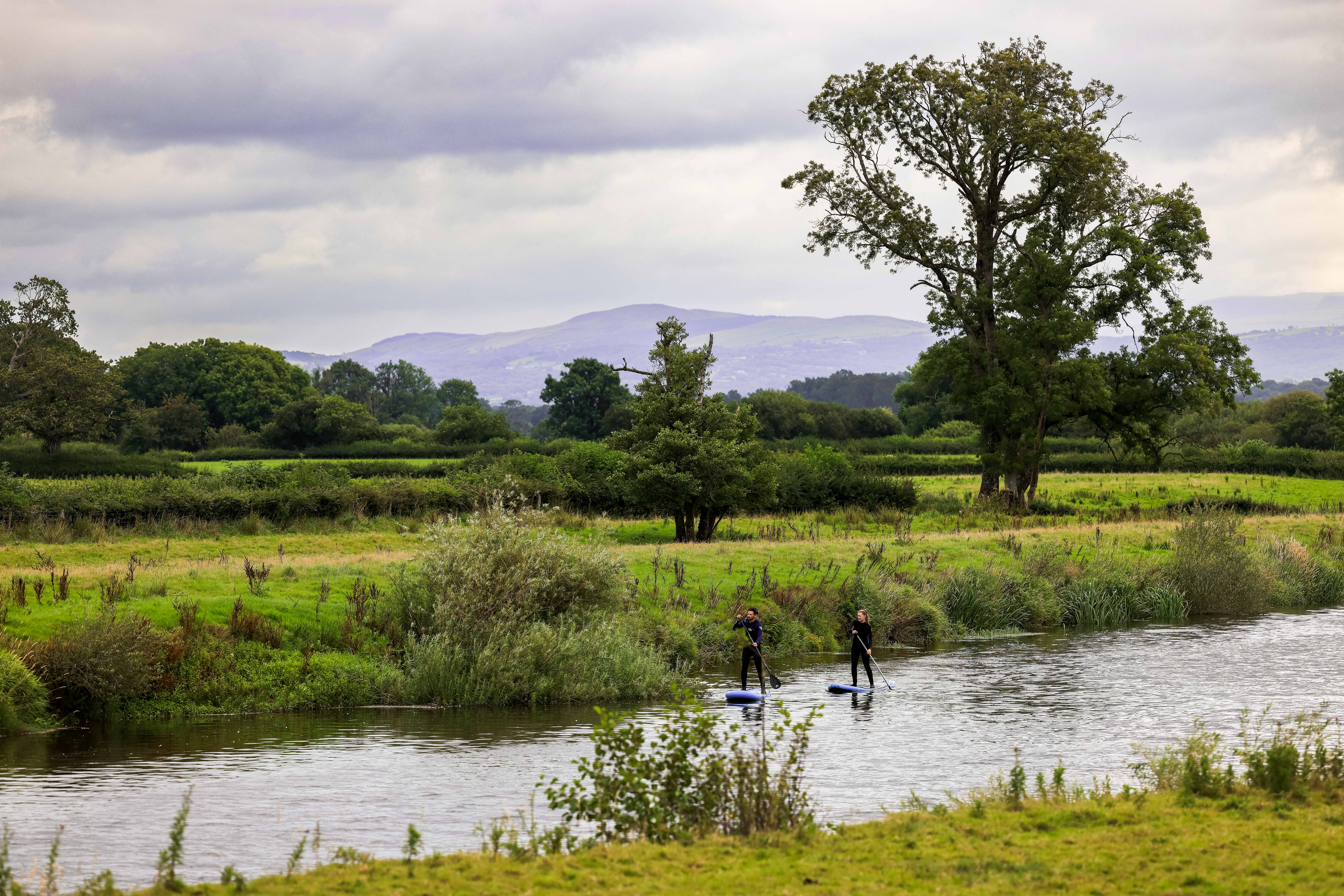 The Tywi, the longest river in Wales