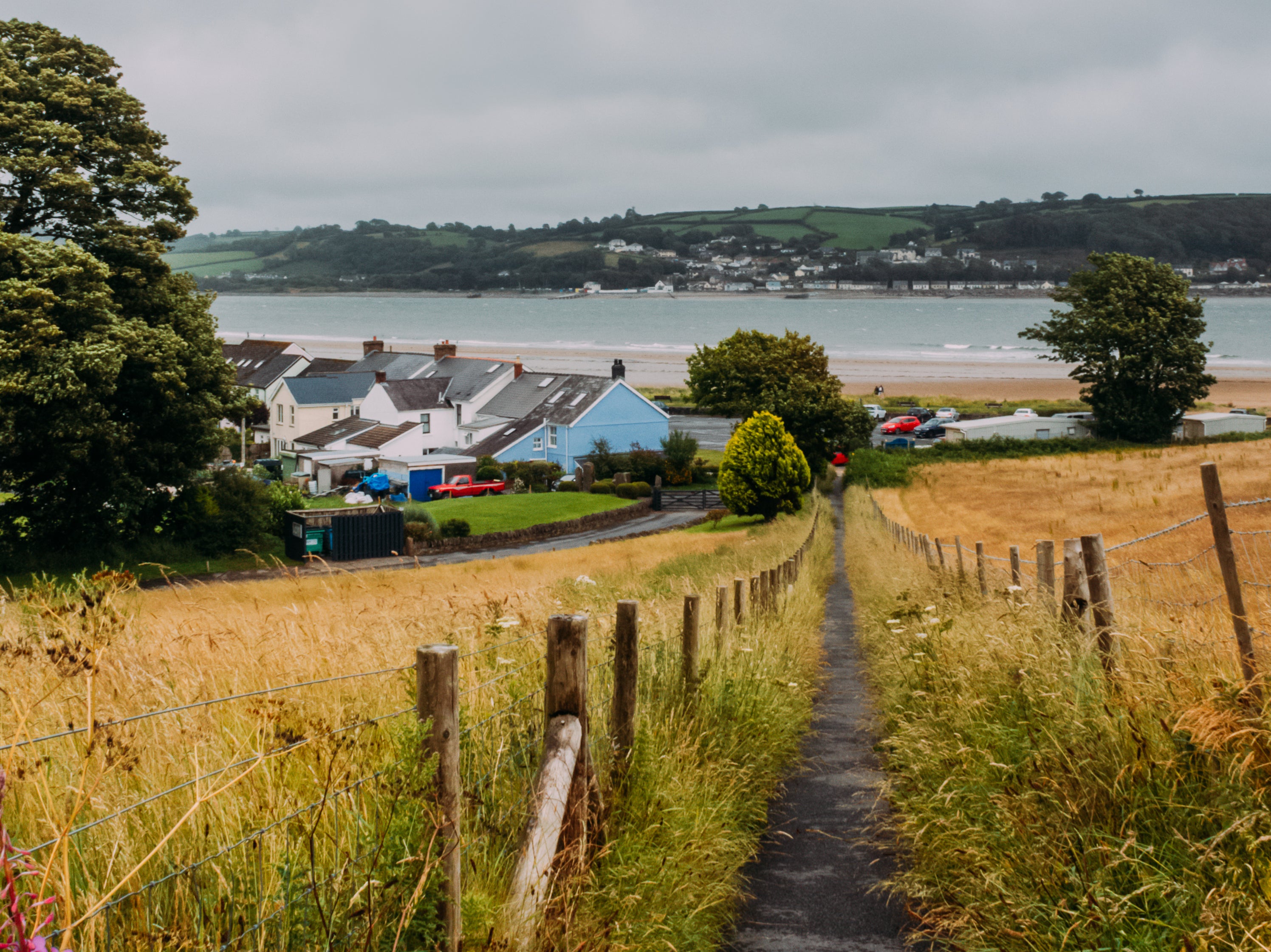 Llansteffan, part of the newly created Wild Drovers’ Way