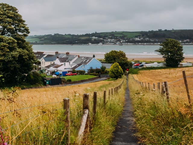 <p>Llansteffan, part of the newly created Wild Drovers’ Way</p>