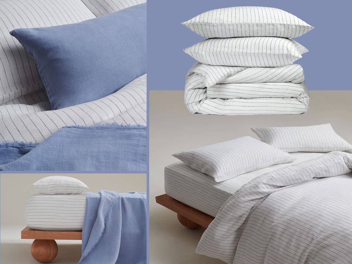 This linen bedding set is a must-have for summer