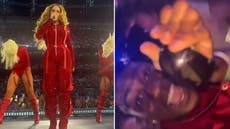 Security snatch Beyonce’s sunglasses after singer throws them into crowd
