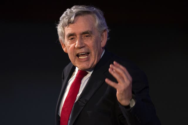 Former prime minister Gordon Brown (Jane Barlow/PA)