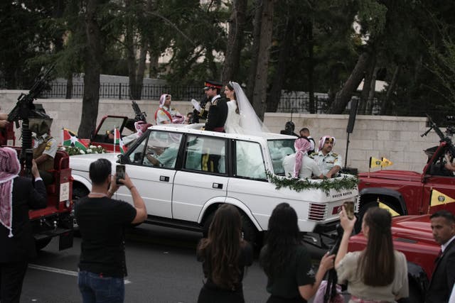 JORDANIA-BODA REAL-LOS NOVIOS