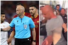 English referee Anthony Taylor harassed by Roma fans at airport after Europa League final