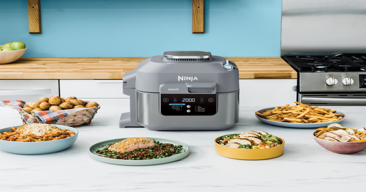 Ninja Rapid Cooker that makes healthy meals in just 15 minutes has