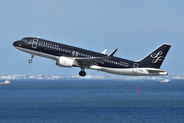 <p>A Starflyer plane near Tokyo </p>