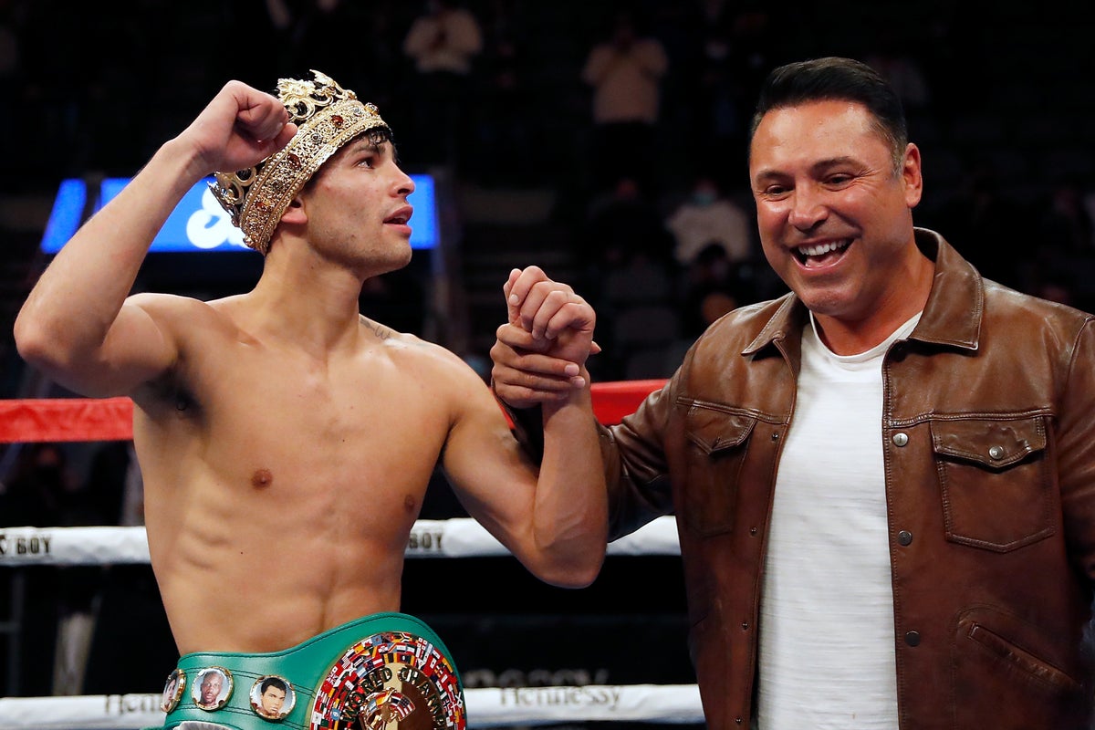 Ryan Garcia reignites feud with Oscar De La Hoya as he reveals future plans