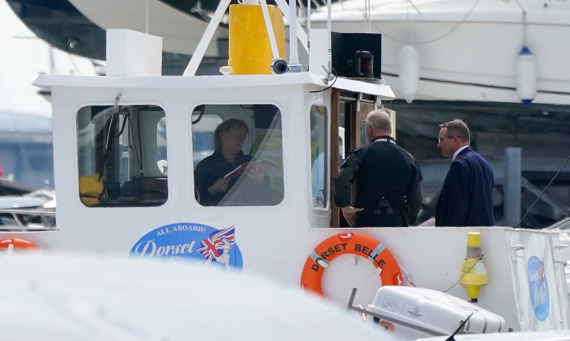 Inspections of the Dorset Belle cruise boat, impounded in Poole