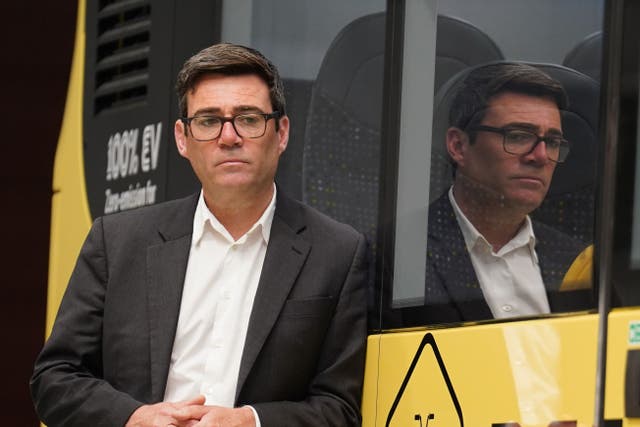 Greater Manchester Mayor Andy Burnham voiced ‘frustrations about the way Westminster treats the rest of the UK’ (Andrew Milligan/PA)