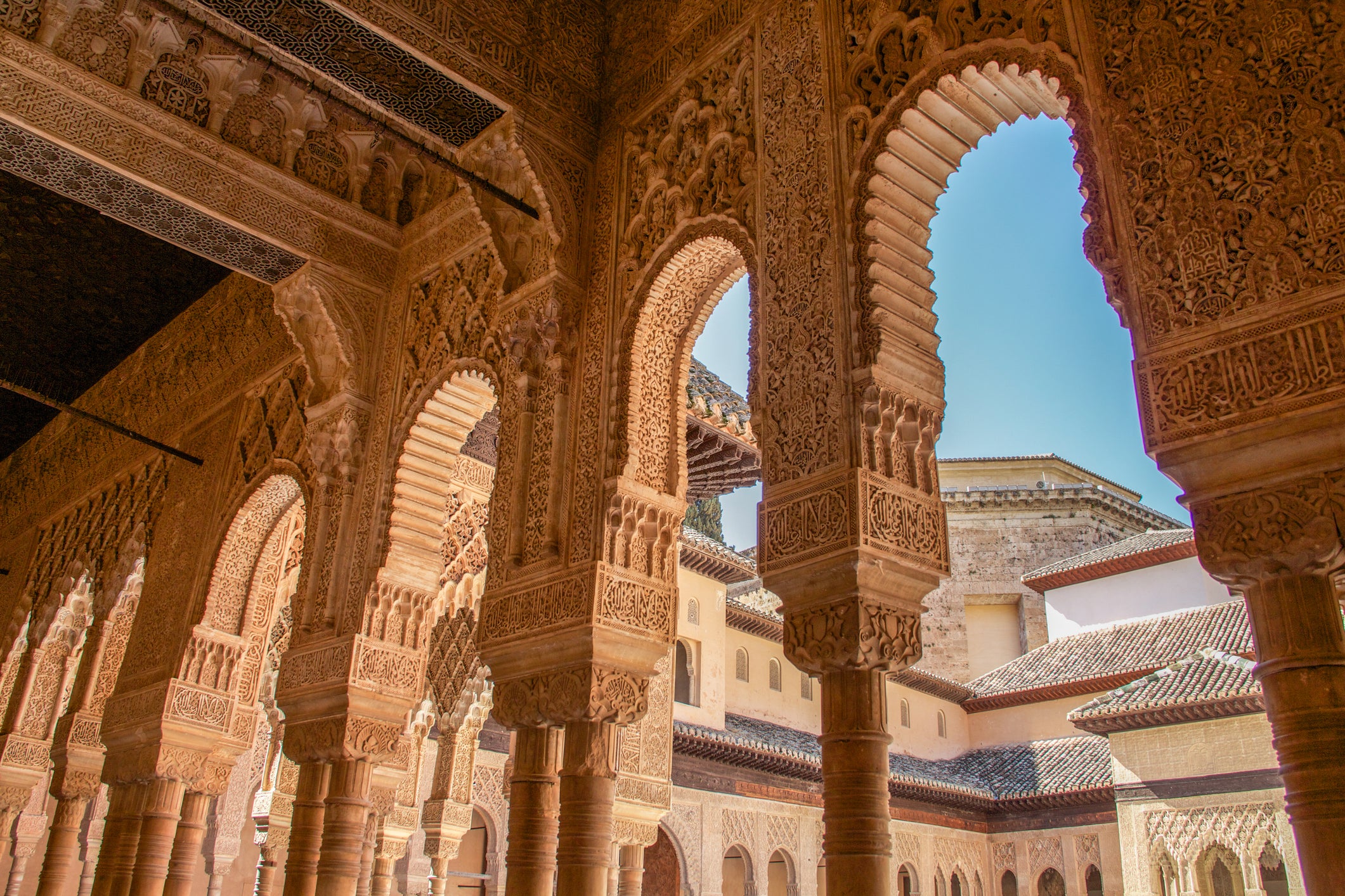 The Alhambra is one of the best-preserved examples of Islamic architecture