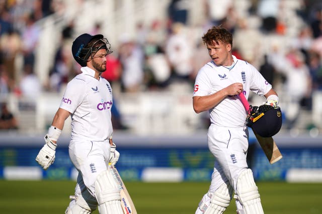 Ben Duckett and Ollie Pope piled on the runs for England against Ireland (John Walton/PA)