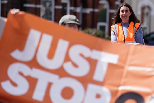 Just Stop Oil has disrupted traffic and sporting events (Jordan Pettitt/PA)