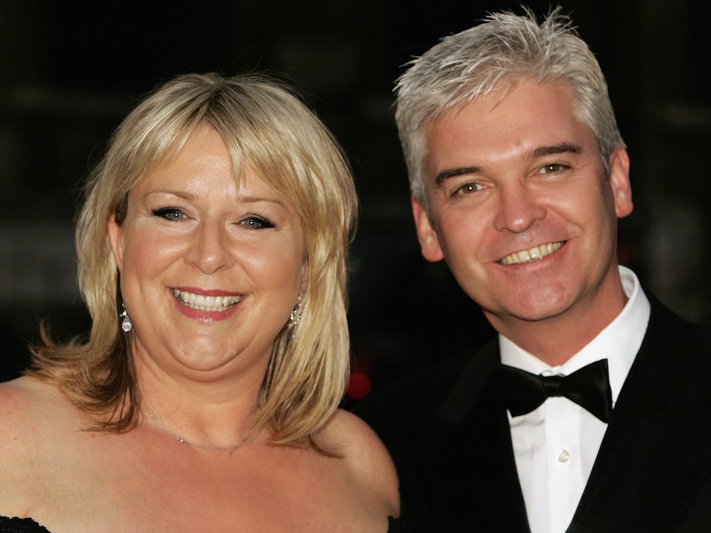 Schofield and his one-time ‘This Morning’ co-host Fern Britton attend an ITV event in 2005