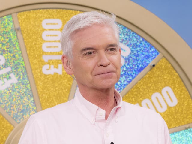 <p>The former ‘This Morning’ presenter in one of his final appearances on the programme in April</p>