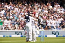 Ollie Pope and Ben Duckett move England close to big win over Ireland at Lord’s