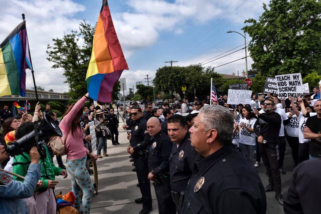 California Pride Protest