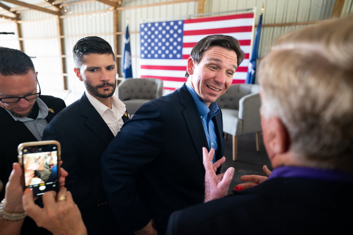 DeSantis news – live: Florida governor vows to dismantle ‘disastrous’ Biden policies after being labelled ‘fascist’