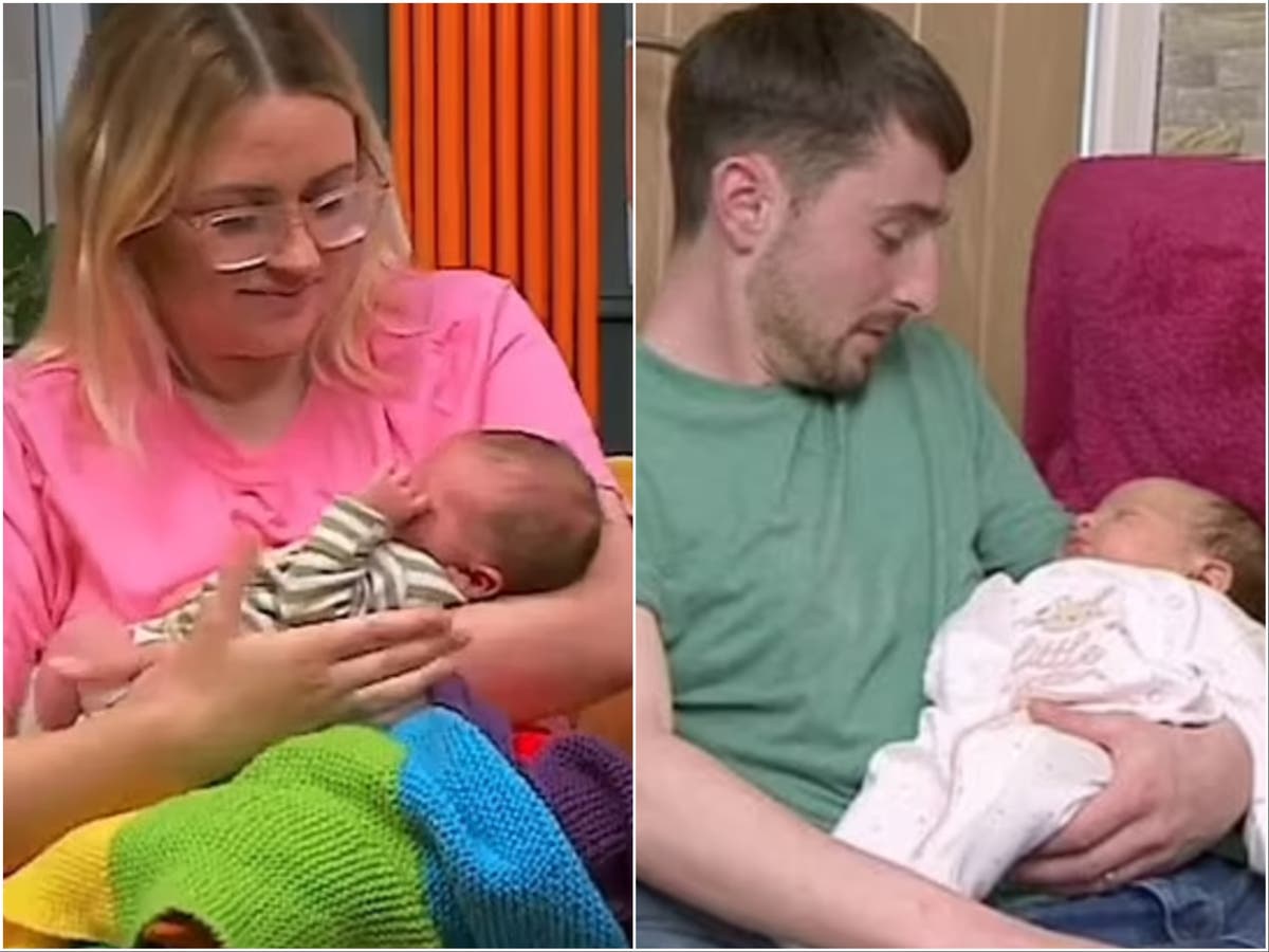 Gogglebox&rsquo;s Ellie Warner announces newborn son while co-star Pete Sandiford welcomes baby girl