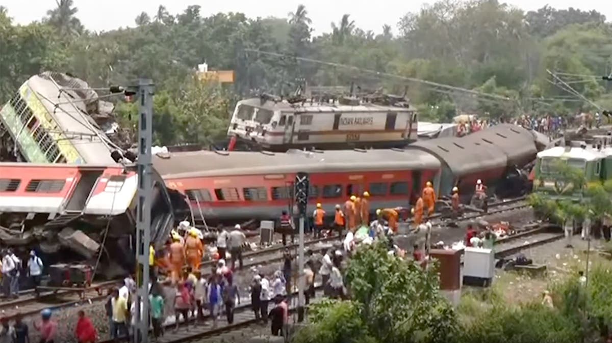 Watch live: Rescuers search the wreckage of a deadly train crash in ...