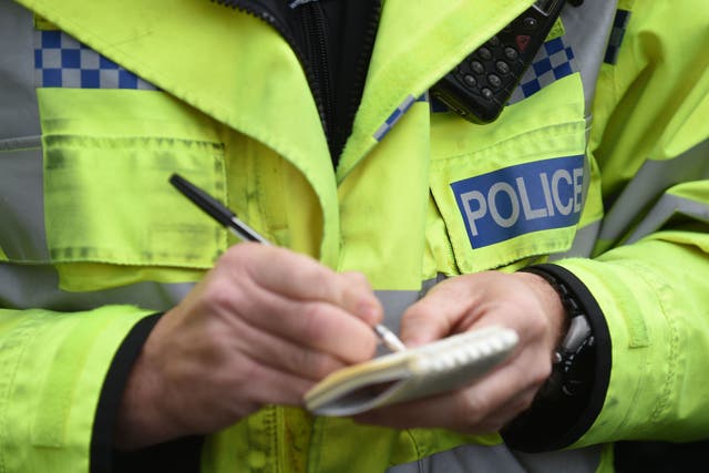 Police said there is no ongoing risk to the wider community (Joe Giddens/PA)