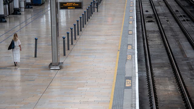 <p>Rail strikes: Major train stations deserted</p>