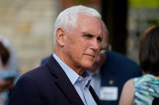 Former Vice President Pence filing paperwork launching 2024 presidential bid in challenge to Trump