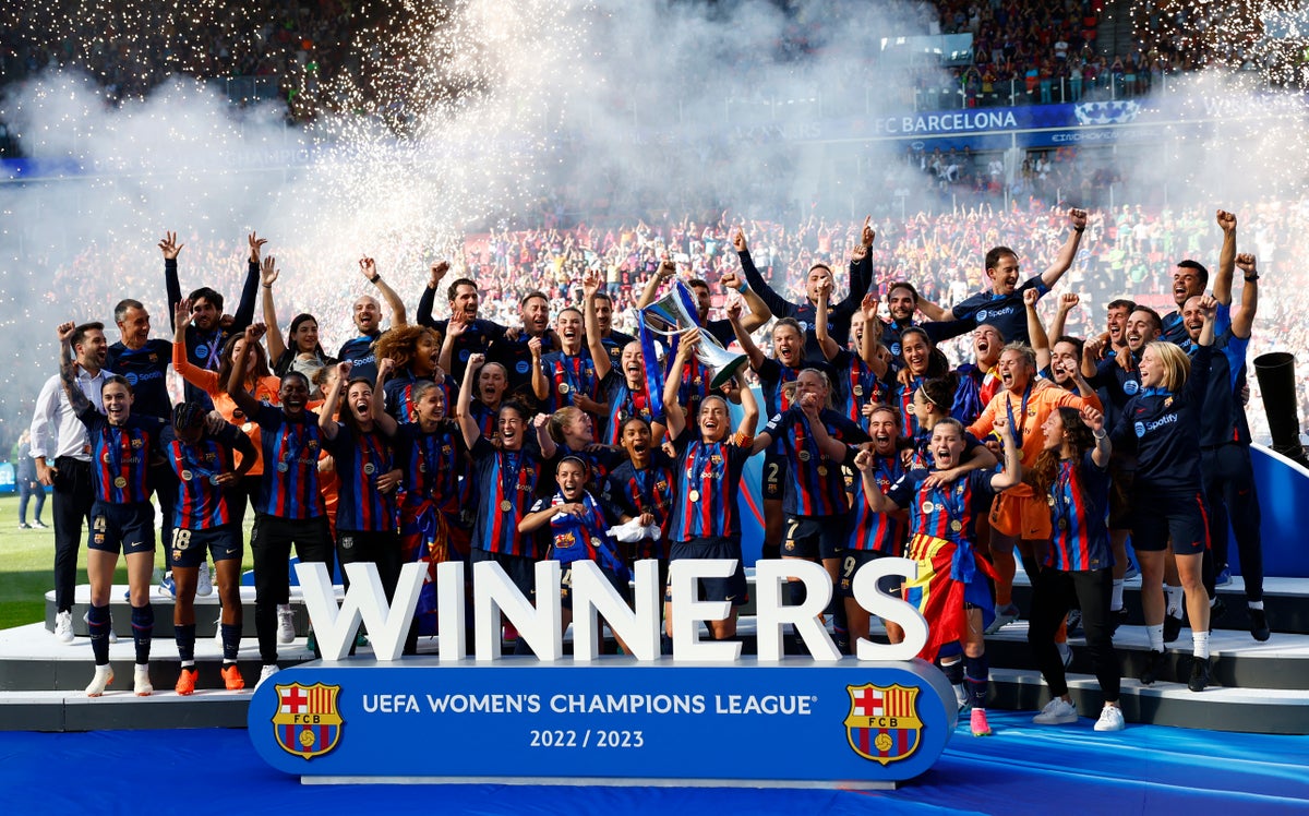 Barcelona win Women's Champions League with stunning comeback