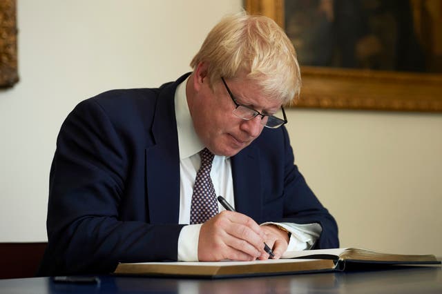 <p>Much ado about nothing... Boris Johnson has still to finish his biography of Shakespeare </p>