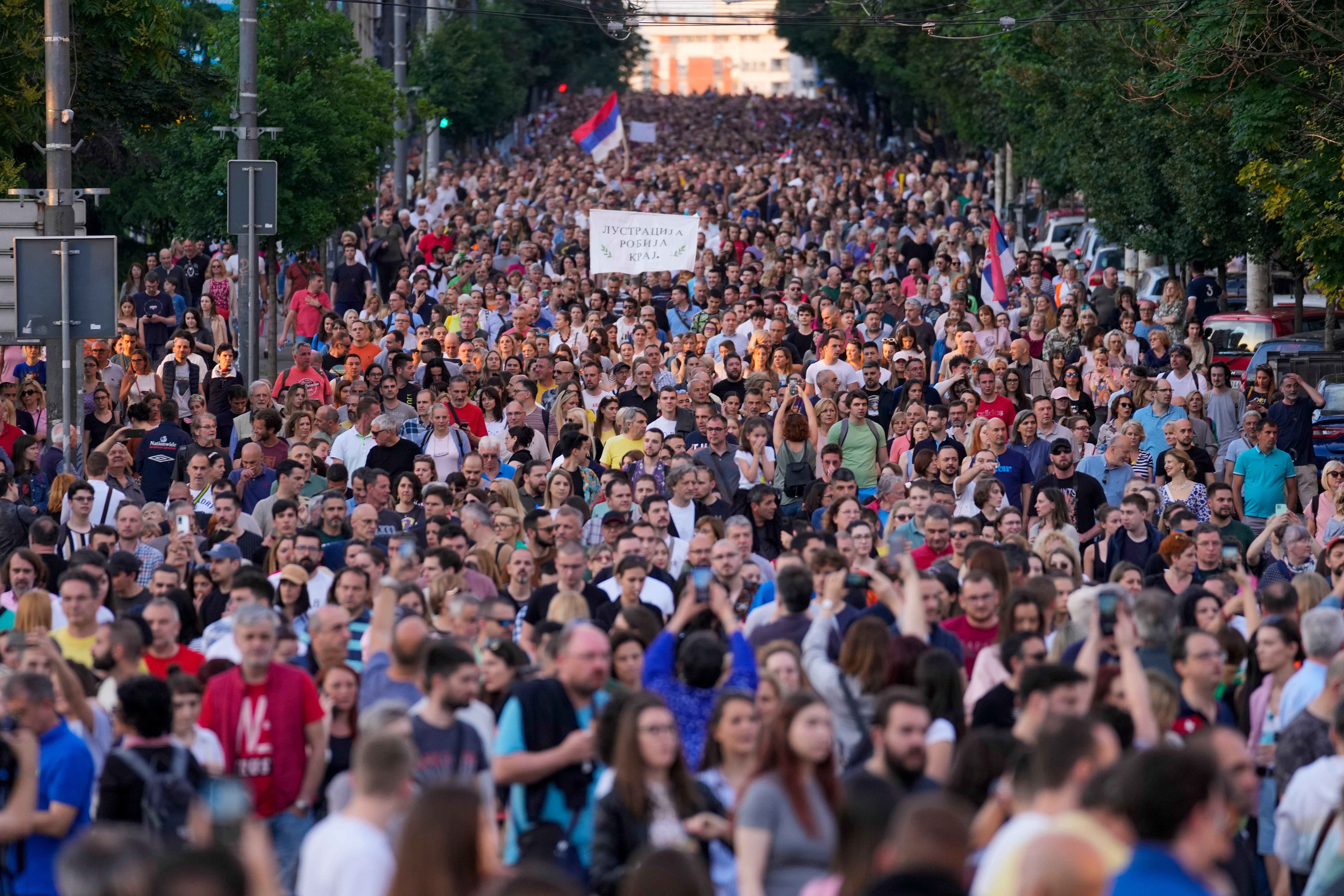 Serbia Protest
