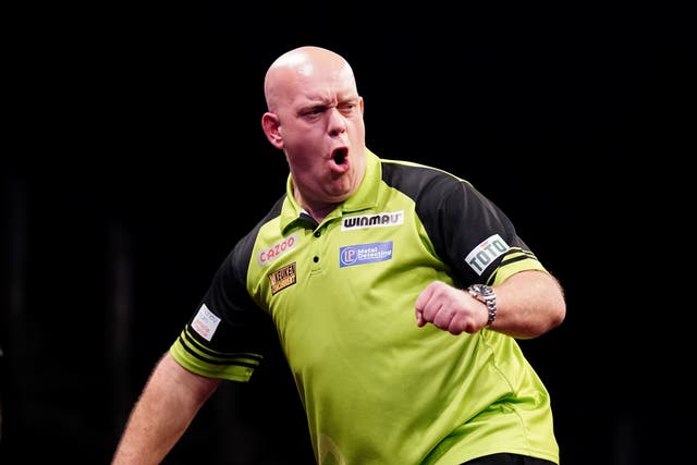 Michael van Gerwen clinched his second US Darts Masters title with a victory over North American Champion Jeff Smith at Madison Square Garden in New York on Saturday (Zac Goodwin/PA)