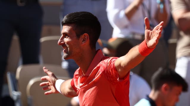 <p>Novak Djokovic destroyed Juan Pablo Varillas in the last 16 </p>