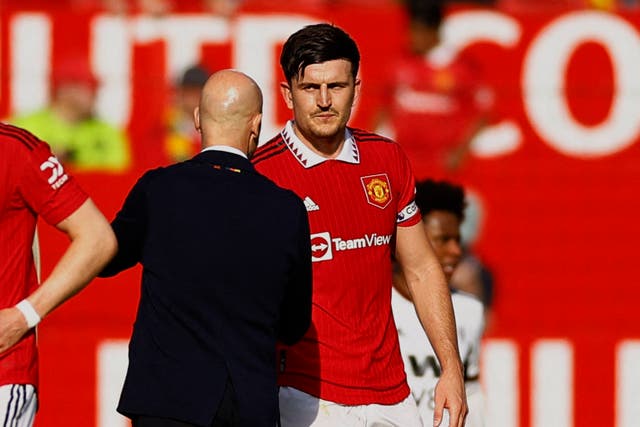 <p>Harry Maguire is among the players whose future at Old Trafford is up in the air </p>