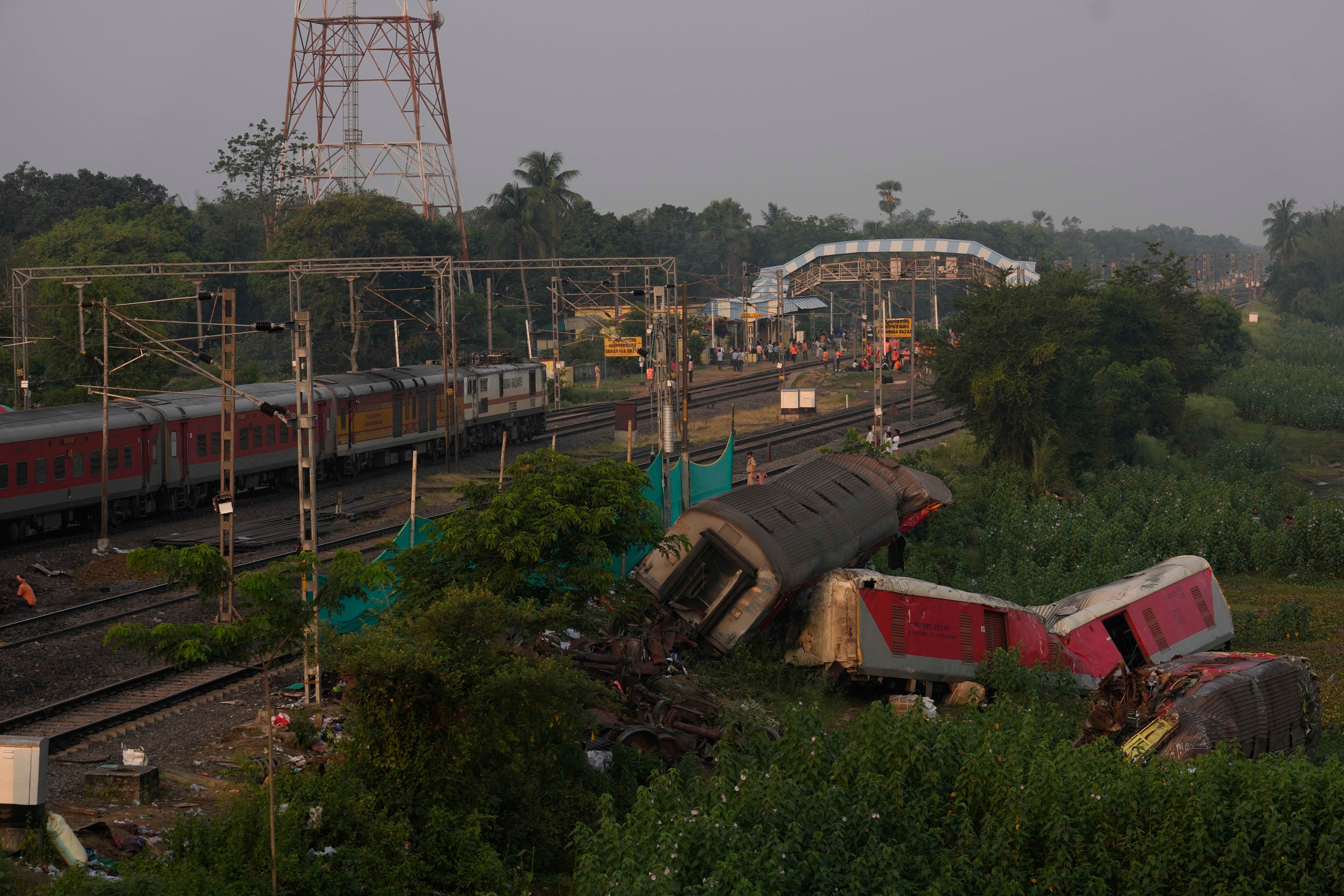 <p>India Train Derailment</p>