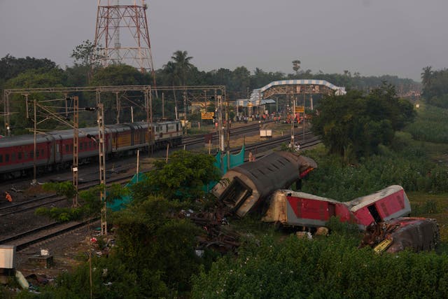 <p>India Train Derailment</p>
