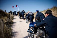 'It was tough': WWII veterans return to Utah Beach to commemorate D-Day